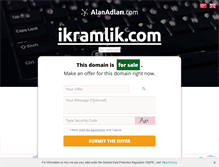 Tablet Screenshot of ikramlik.com